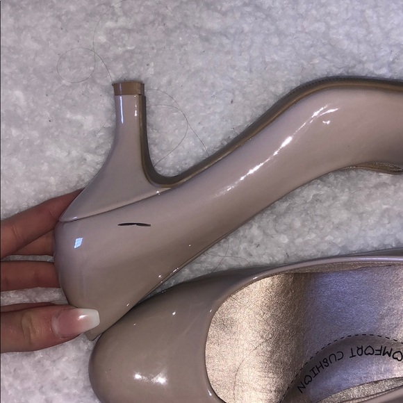 SOLD Nude Soft Toe Pumps - Picture 4 of 4